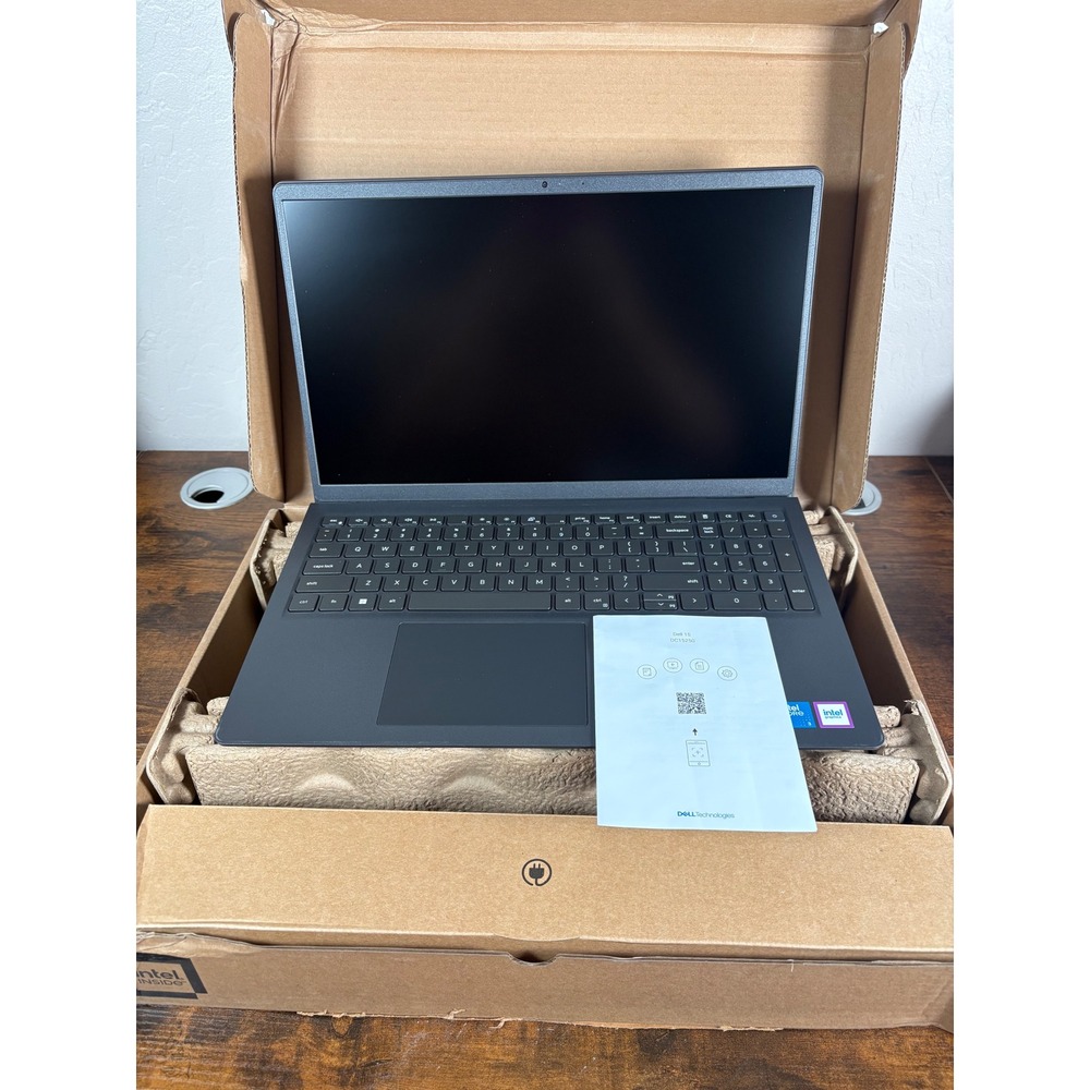 Dell 15 DC15250 Laptop Carbon Black 15.6" FHD 120Hz Intel Core 3 8GB 512GB SSD